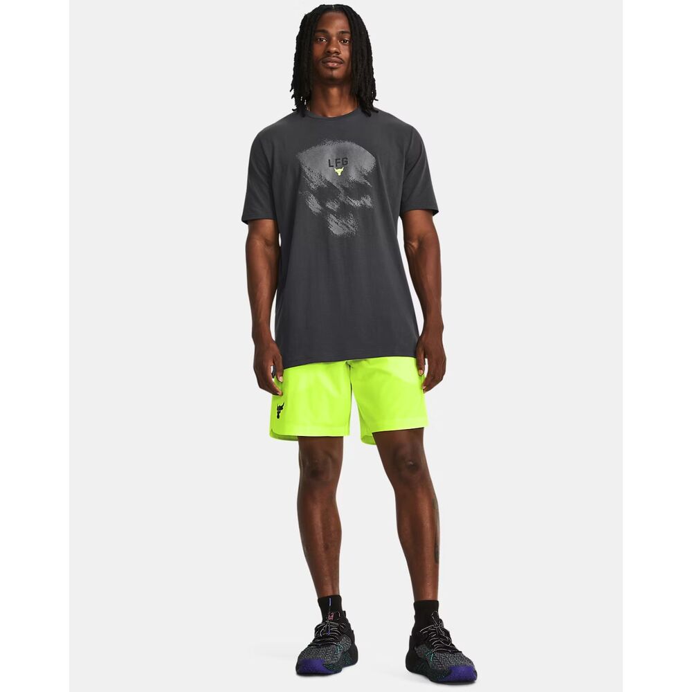Under Armour Project Rock Statement skull Short Sleeve T-Shirt Men's Medium  NEW